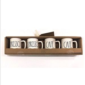 Rae Dunn Espresso and Café Mugs